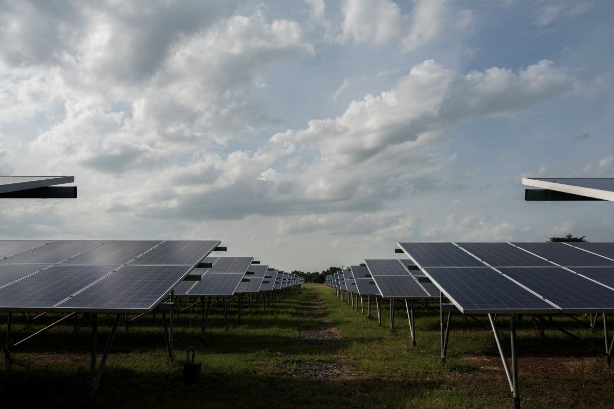 Ground mount solar installation